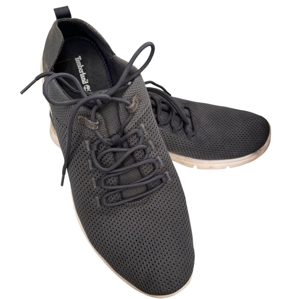 Timberland Hoverlight Gray Knit Sneakers COMFORTABLE